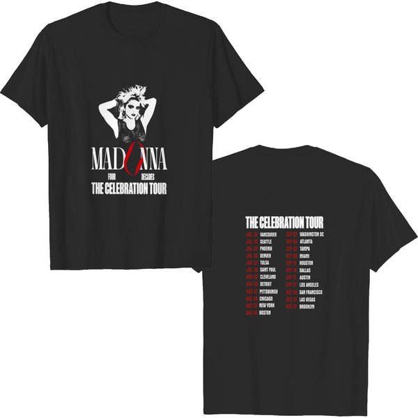 Madonna The Celebration Tour 2023 Shirt Double Sided T-Shirt-image