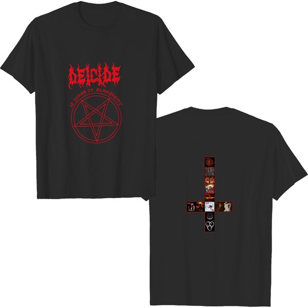 Deicide Unisex T-Shirt: 30 Years Of Blasphemy (Back Print)-image