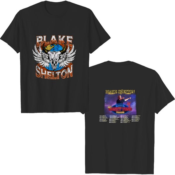 Blake Shelton Back To The Honky Tonk Tour 2023 Shirt-image