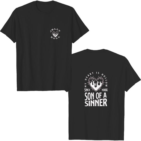 Jelly Roll Son Of A Sinner Cowhide Shirt Country-image