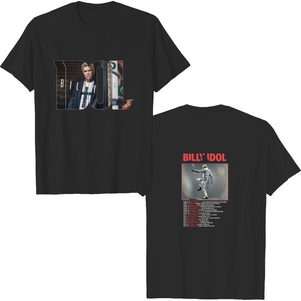 Billy Idol Live Tour 2023 T-Shirt, Billy Idol Concert 2023 Shirt-image