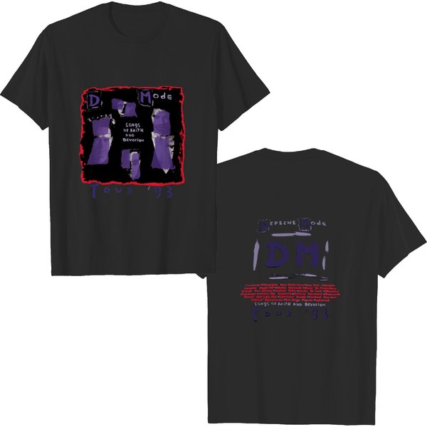 Depeche Mode Songs Of Faith And Devotion 1993 Tour Concert T-Shirt-image