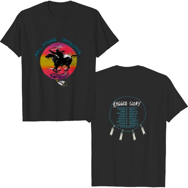 Neil Young Ragged Glory 1991 Concert T-Shirt-image