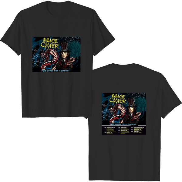 Alice Cooper Concert 2023 Shirt, Alice Cooper Shirt, Too Close For Comfort Tour 2023 Shirt-image