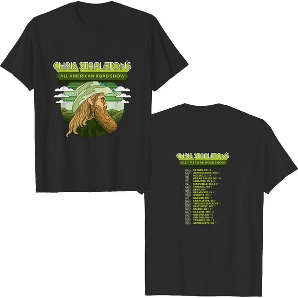 Chris Stapleton Tour 2023 Shirt, All American Road Tour 2023 Shirt-image