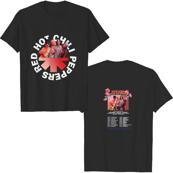 2023 Tour T-Shirt Red Hot Chili Peppers World Tour Ed Hot Chili Peppers Shirt-image