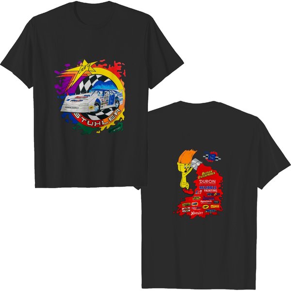 Vintage Nos 1990S Gary Stuhler #90 Dale Beitler Racing Dirt Late Model T Shirt-image