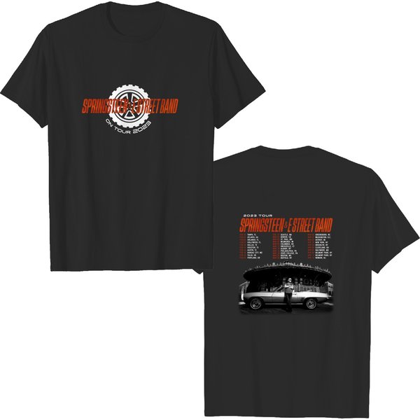 Bruce Springsteen 2023 Tour Shirt, E Street Band Tour, Springsteen Fan Shirt-image