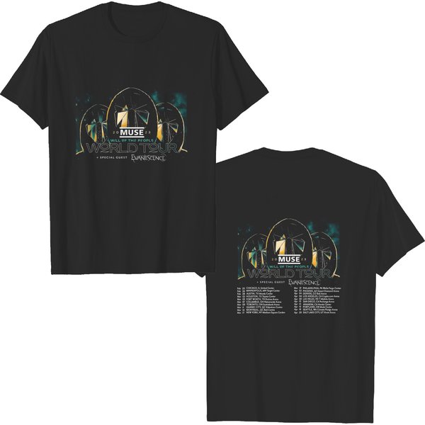 The Muse World Tour 2023 Will Of The People Tour Dates Muse Band Shirt-image