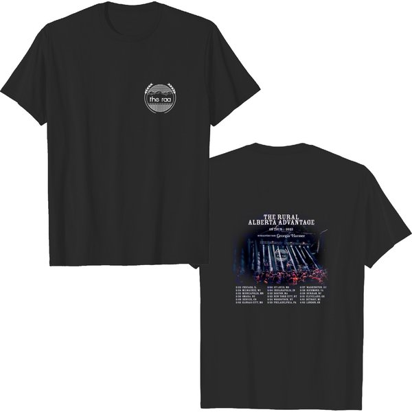 The Rural Alberta Advantage Shirt, The Rural Alberta Advantage On Tour 2023 Double Side T-Shirt-image