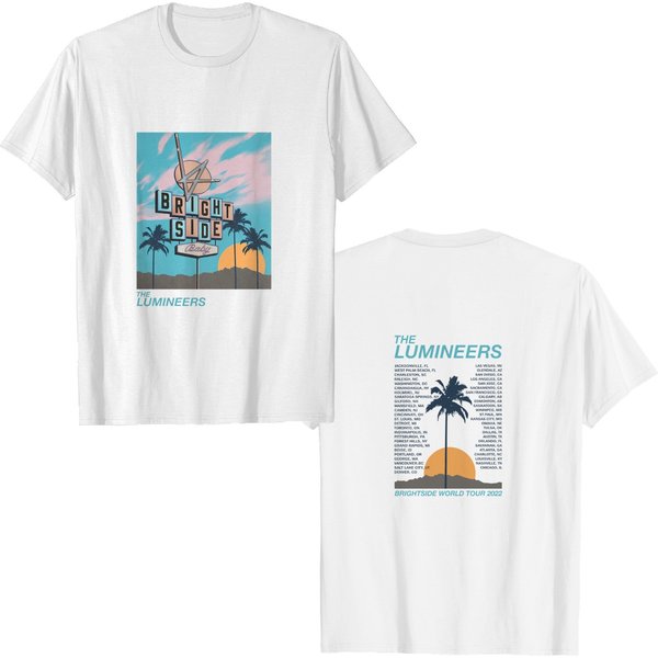 The Lumineers Brightside World Tour 2022 Double Sided Shirt-image