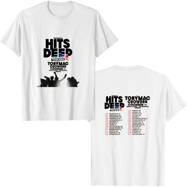 Tobymac Shirt Hits Deep Tour 2023 Shirt, Tobymac Tour 2023 T-Shirt-image