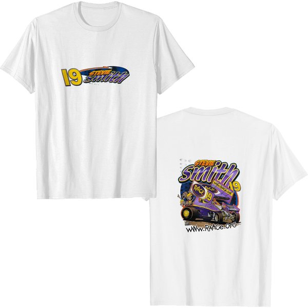 Rare! Nos 2008 Stevie Smith / Raace.Org Sprint Car T Shirt-image