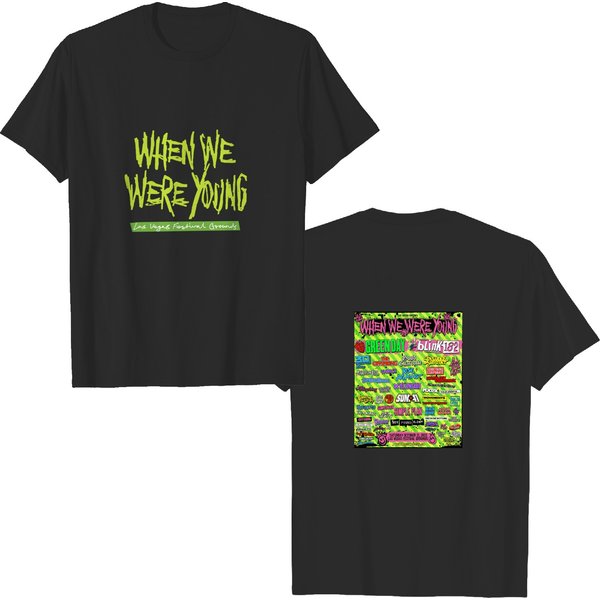 When We Were Young Festival Double Sided T Shirts, Wwwy 2023 Merch, When We Were Young Las Vegas Double Sided T Shirts-image