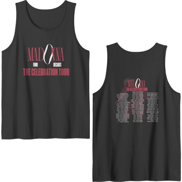 Madonna The Celebration Tour 2023 2 Sided Double Sided Tank Tops-image