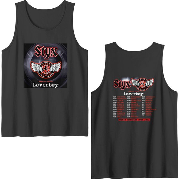 Styxs Tour 2 Sided Double Sided Tank Tops-image