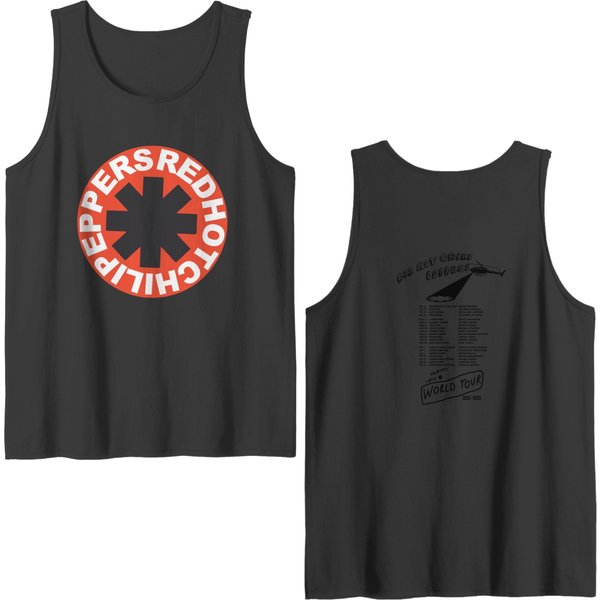 Red Hot Chili Peppers 2022 World Tour Double Sided Tank Tops-image