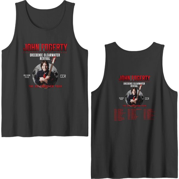 John Fogerty Celebration Tour 2023 Double Sided Tank Tops-image