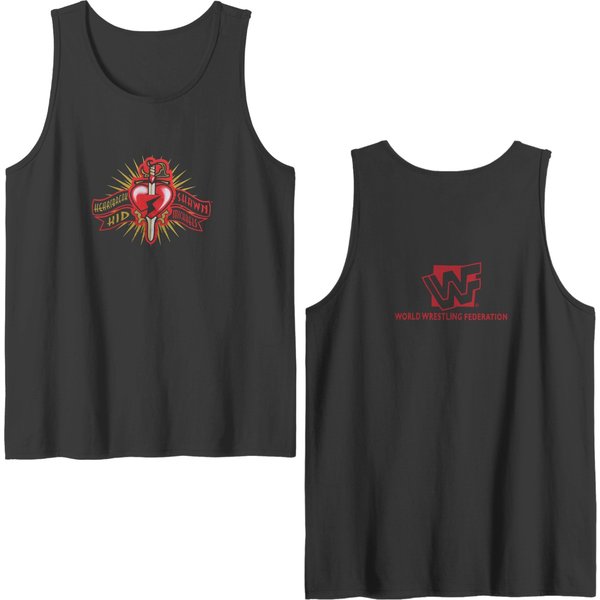 Vintage 1997 Shawn Michaels Heartbreak Kid Wwf Double Sided Tank Tops-image
