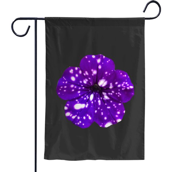Petunia Night Sky Garden Flags-image