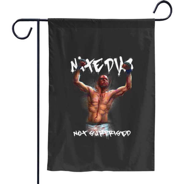 Nate Diaz Is Not Surprised 2 Garden Flags-image