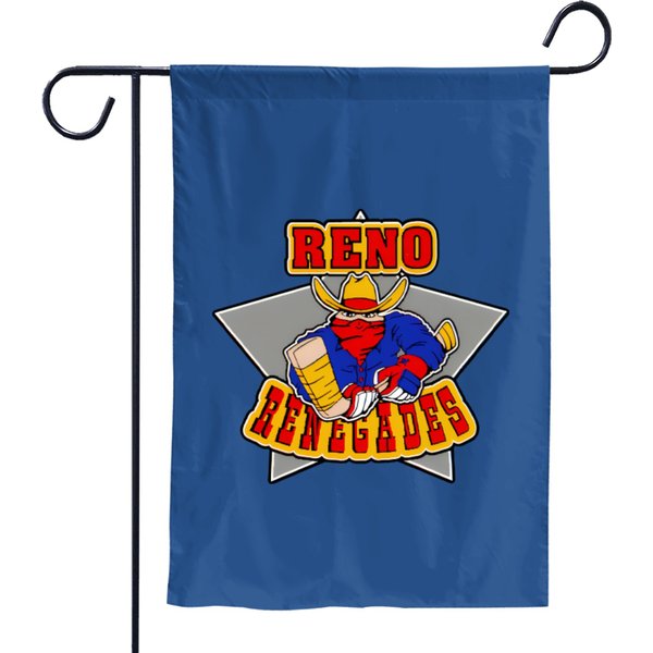 Reno Renegades Vintage Hockey Logo Garden Flags-image