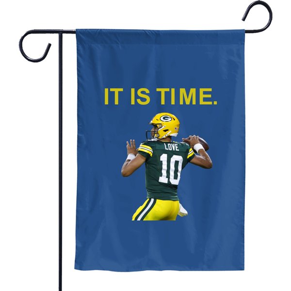 Jordan Love "It Is Time." Garden Flags-image