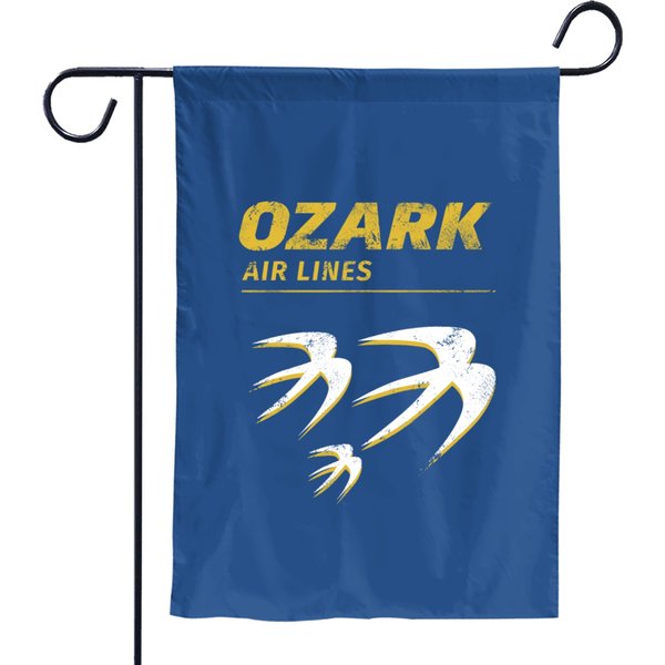 Ozark Airlines Distressed Version - Ozark - Garden Flags-image