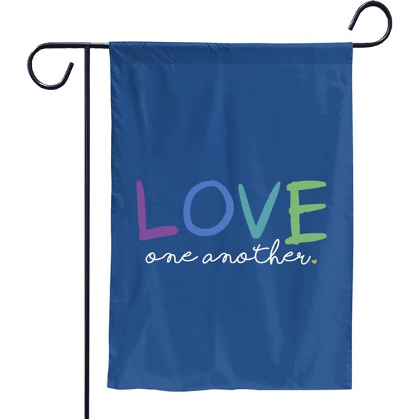 Love One Another Garden Flags