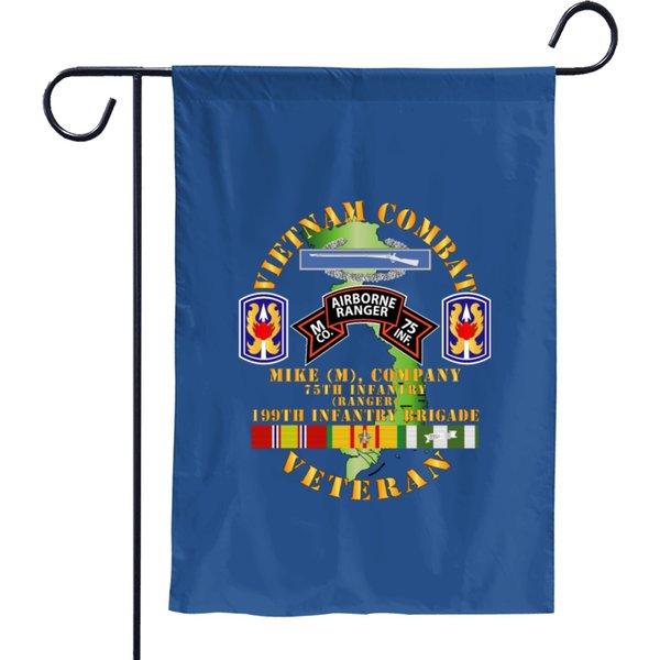 M Co 75Th Infantry Ranger 199Th Inf Bde Ssi Garden Flags-image