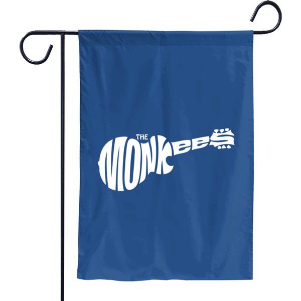 The Monkees Guitar Logo Garden Flags
