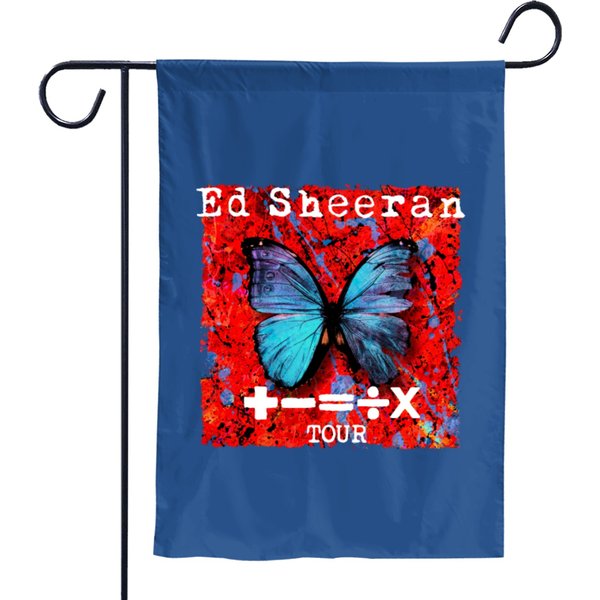 Sheeran Mathematics Tour 2023 Garden Flags-image