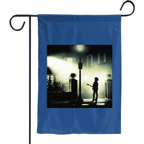 The Cure + The Exorcist Mashup (The Curexorcist) Classic Garden Flags-image