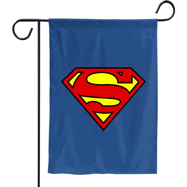 Superman Garden Flags Logo Superhero Garden Flags-image