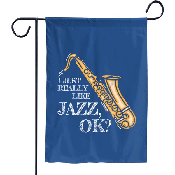 Jazz Music Garden Flags-image