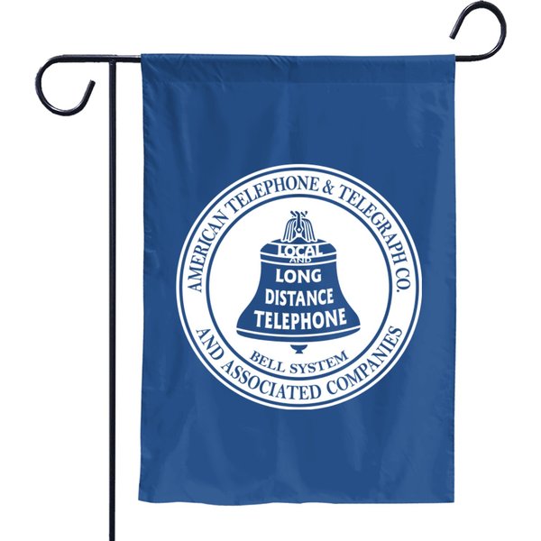 Vintage American Telephone And Telegraph - Bell Sy Garden Flags