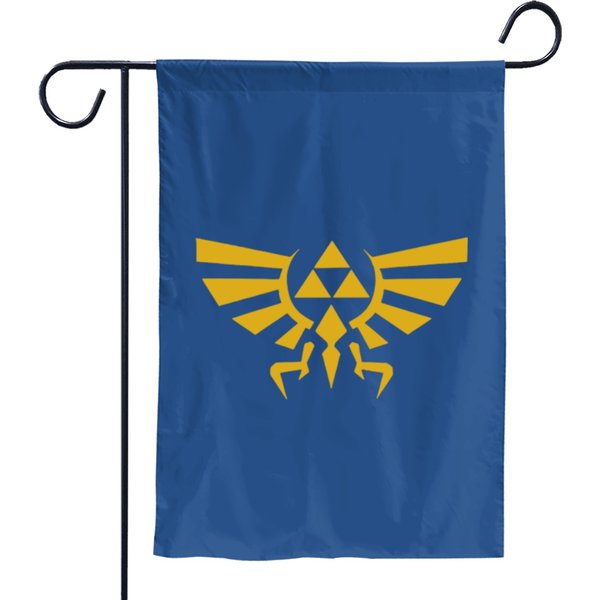 Zelda Hyrule Royal Crest Garden Flags Triforce T Game Garden Flags-image