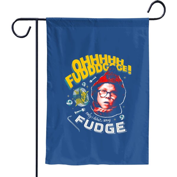 A Christmas Story Oh Fudge Garden Flags