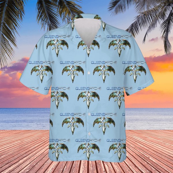 Queensryche Band Vintage Hawaiians, Queensryche Hawaiians Fan Gifts,-image