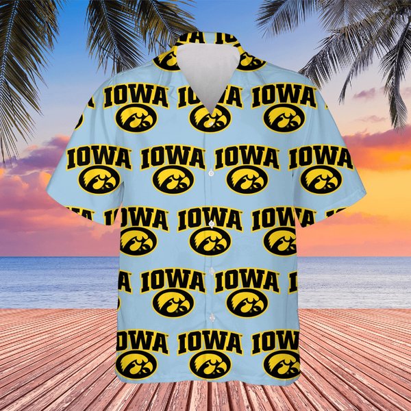 Iowa Logotype With Hawkeye Hawaiians-image