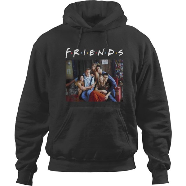 Friends Classic Logo Group Portrait Hoodies Hoodies-image