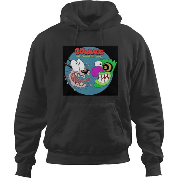 Courage The Cowardly Dog Monster Mask Hoodies-image