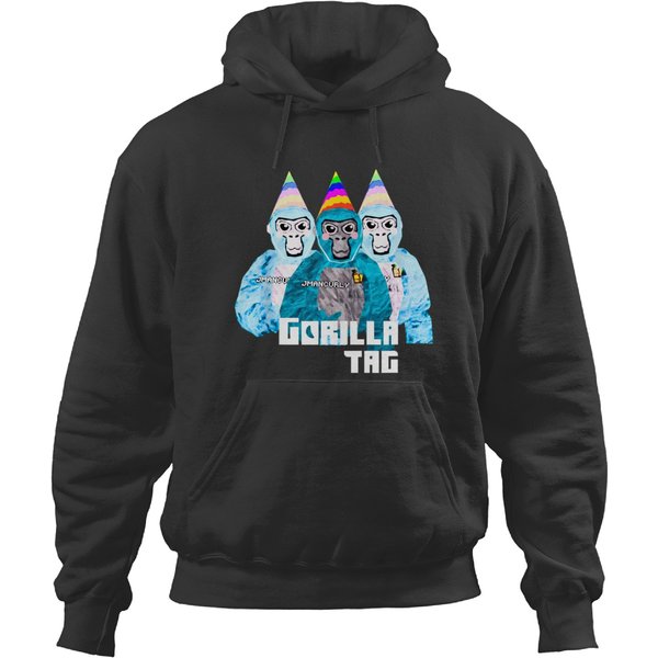 Gorilla Tag Jmancurly Merch For Boys Vr Gaming Boys Teens Hoodies-image