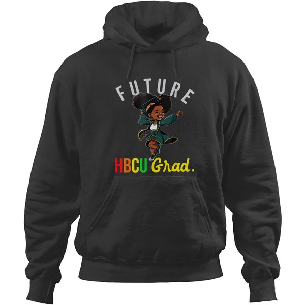 Future Hbcu Grad Graduate Afro Black Girl College Graduation Hoodies-image