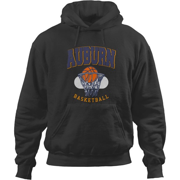 Vintage Auburn Basketball Sweat Hoodies-image