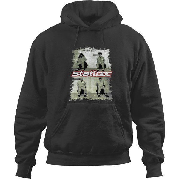 1999 Staticx Wisconsin Death Trip Hoodies, Static-X Tour Hoodies,-image