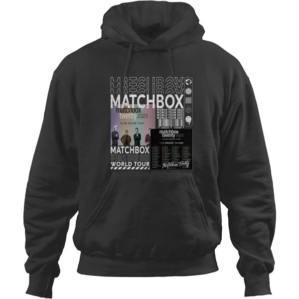 Matchbox Twenty Music Hoodies, Vintage Matchbox 20 Summer 2023 Tour Album-image