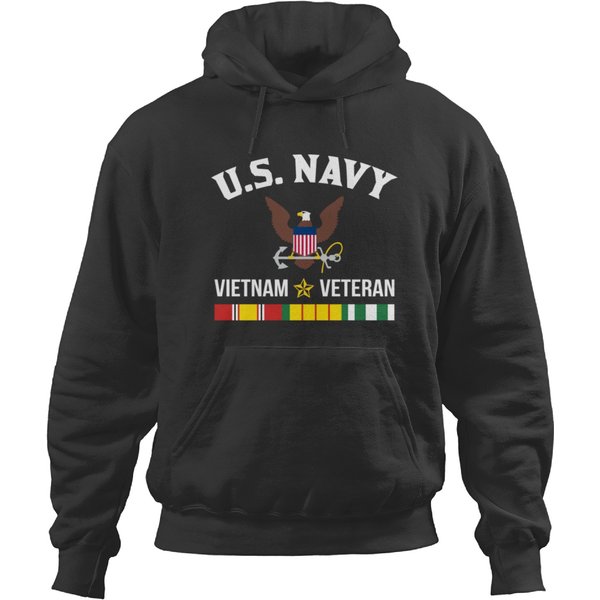 Us Navy Vietnam Veteran Hoodies