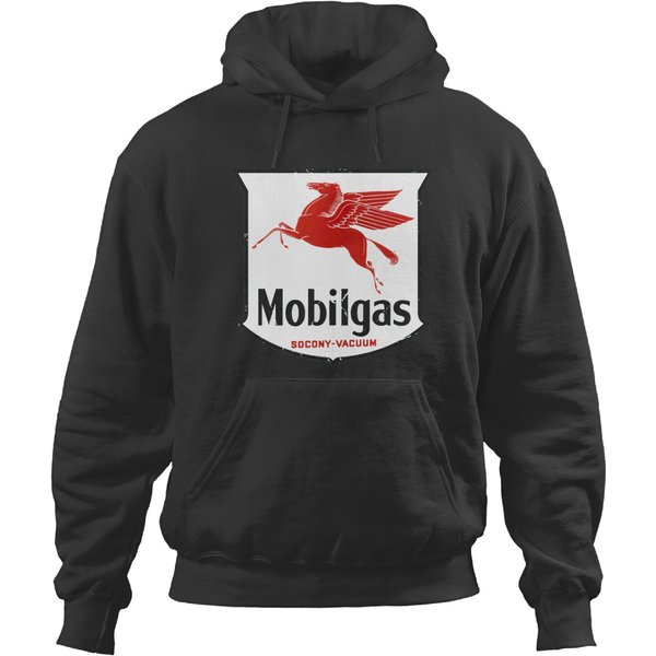 Mobilgas Hoodies - Mobil Gas Distressed Hoodies - Mobilgas Socony Vacuum