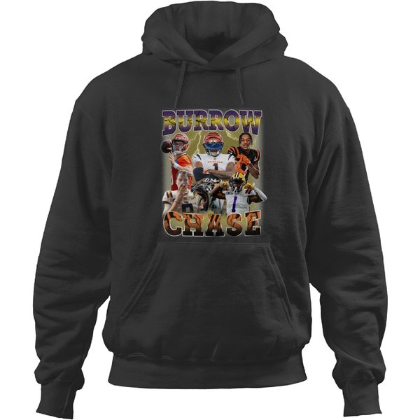 Joe Burrow Hoodies, Jamarr Chase Hoodies, Joe Burrow Graphic Hoodies
